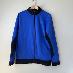 Under Armour Blue & Black Full-Zip Fleece Jacket‎ M